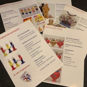 Einkleber für das Plakettenbuch